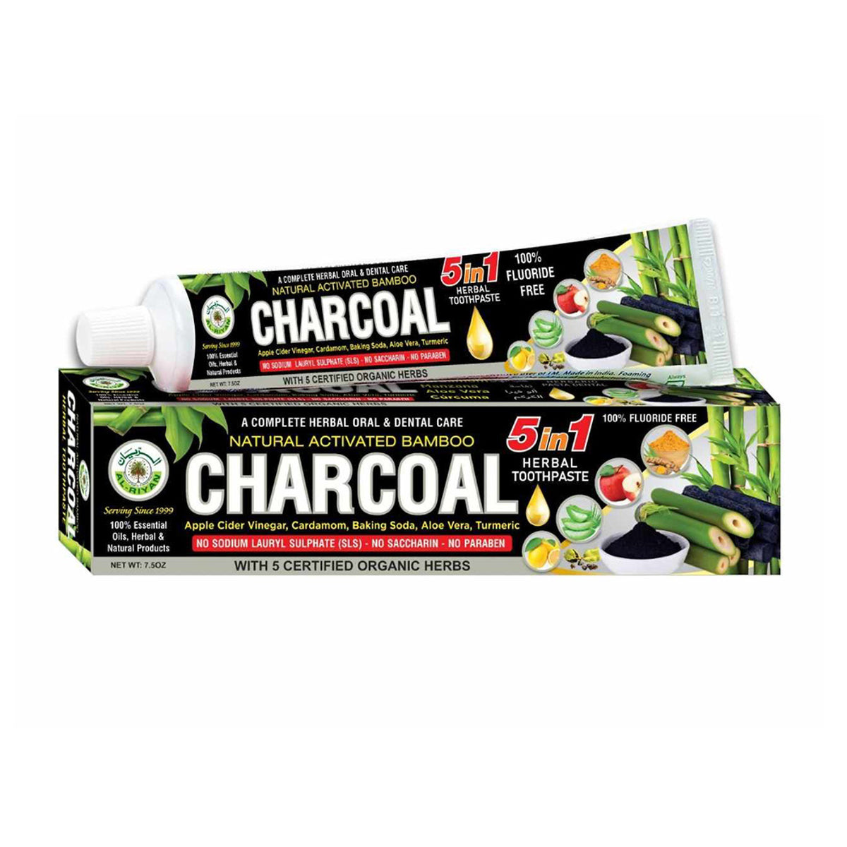 Charcoal Herbal Toothpaste Richmond VA Adiva Naturals