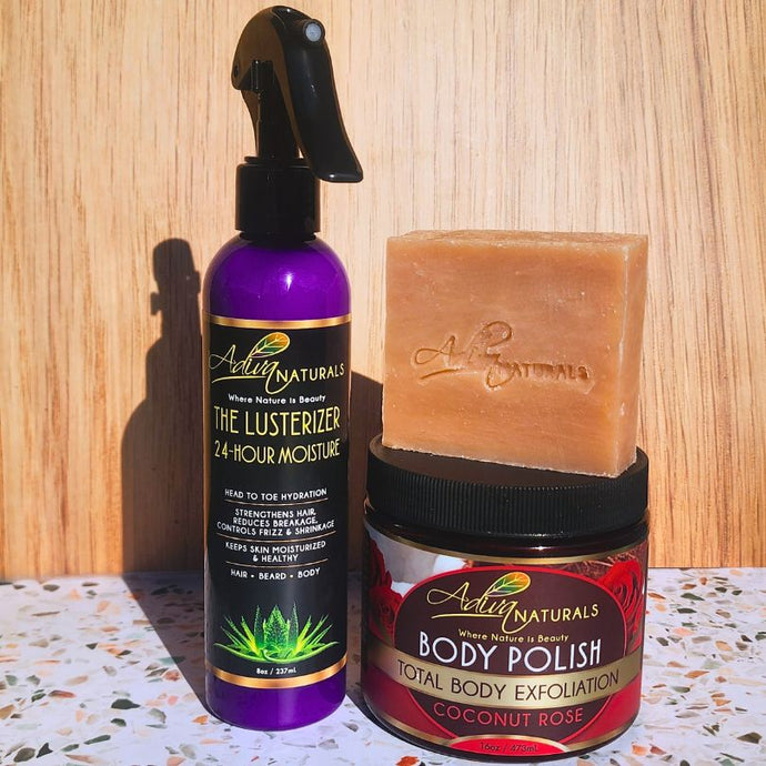 Lusterizer Soap Body Scrub  Sweet Roses