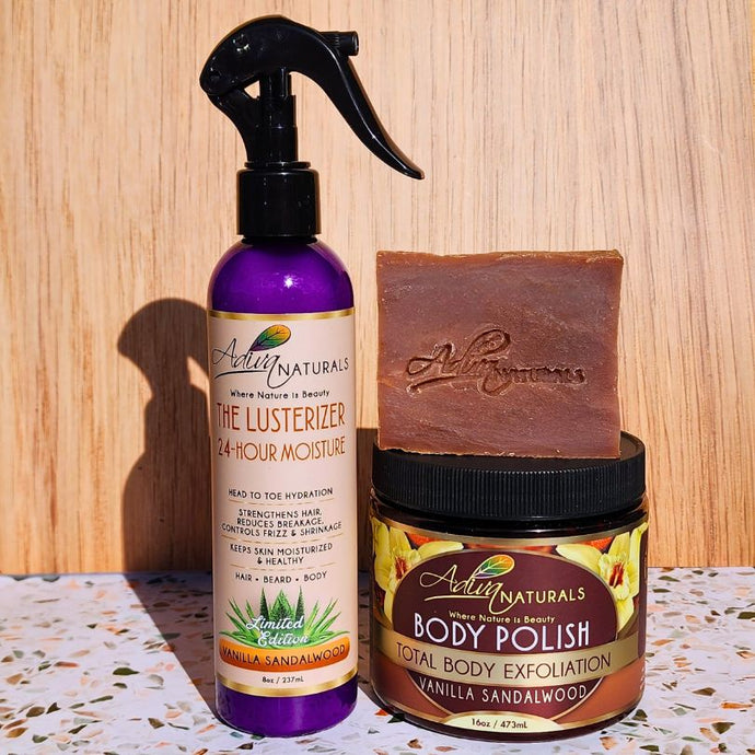 Lusterizer Soap Body Scrub  Vanilla Sandalwood