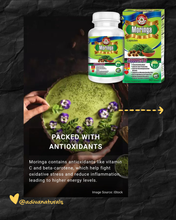 Moringa 60 Capsules [Plant-based protein and iron] Great for Vegans & Vegetarians