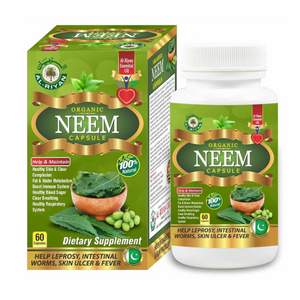 Neem 60 Capsules [Healthy Skin & Gut, Metabolism Booster]