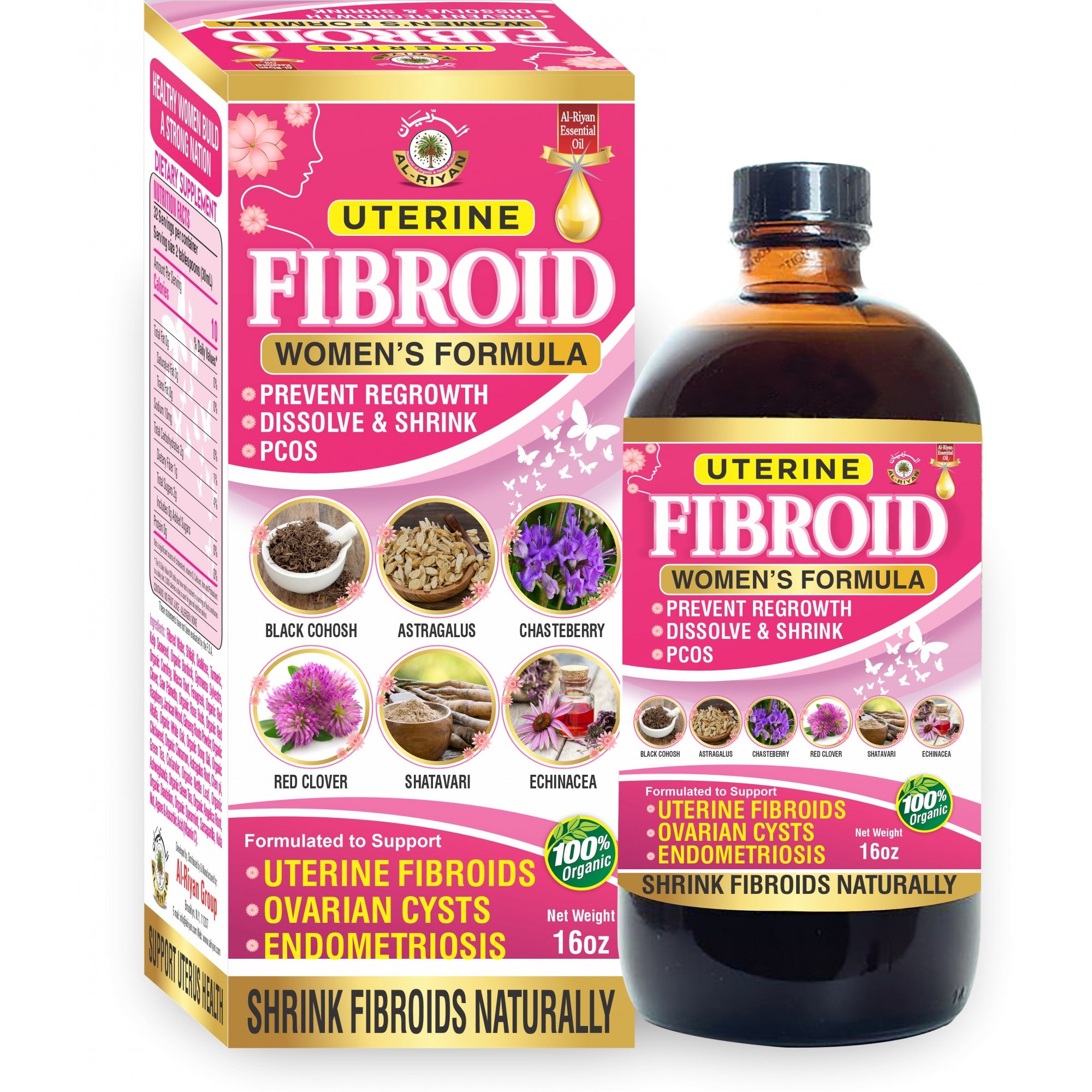 Python Oil With Fibroid Uterine Fibroid Women’s Formula – 16oz – Adiva Naturals