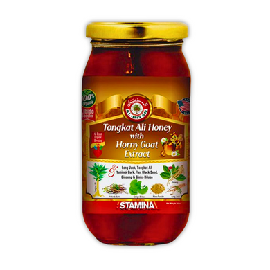Tongkat Ali Honey with Horny Goat Extract Stamina Natural Organic