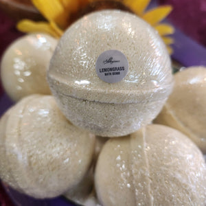 Lemongrass - All Natural Bath bomb or foot soak