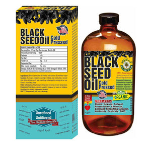 Black Seed 100% Pure & Cold Pressed Oil 4oz/8oz