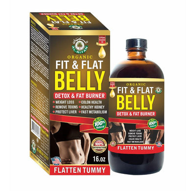 Organic Fit & Flat Belly | Detox & Fat Burner 16oz