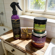 The Moisture Authority Set: Complete hydration. From head to toe.