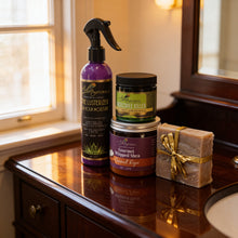 The Moisture Authority Set: Complete hydration. From head to toe.