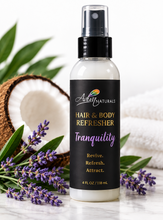 Adiva Naturals Tranquility Hair and Body Refresher with coconut and lavender