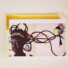 'GAMINE NSEREWA' S. Ross Browne Greeting Card: 5x7 Frame Ready
