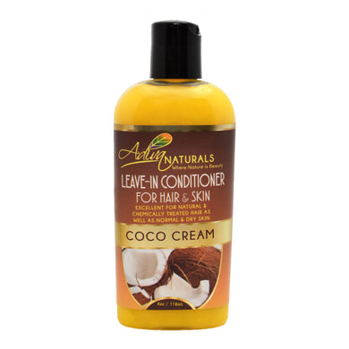Leave-in Conditioner for Hair & Skin - Coco Cream 4oz