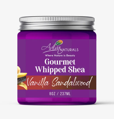 Gourmet Whipped Shea - Vanilla Sandalwood 💎Luxe 8oz | Body Butter