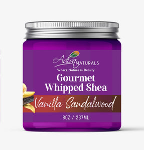 Gourmet Whipped Shea - Vanilla Sandalwood 8oz | Body Butter