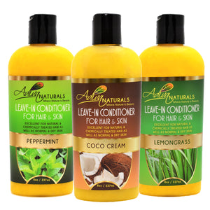 Leave-in Hair & Skin Conditioner 8oz Mix (3 pack)