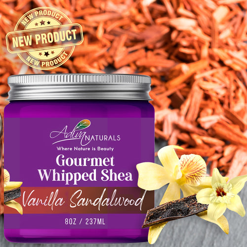 Gourmet Whipped Shea - Vanilla Sandalwood 8oz | Body Butter